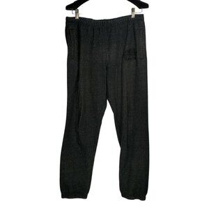 Roots Jogger Sweatpants Women's M Salt Pepper Gray Pull-On Lounge French-Terry